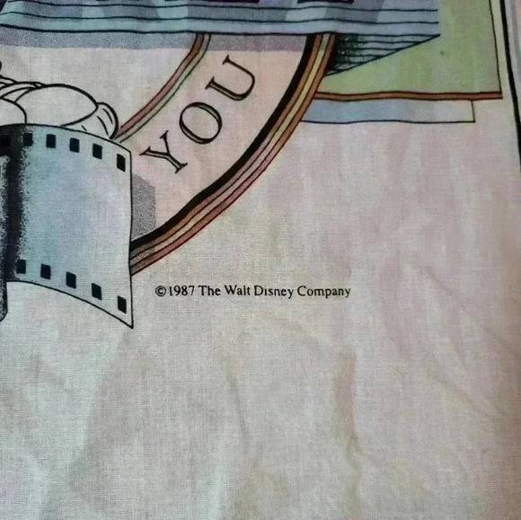 Vintage 1980's Disney Mickey Mouse Bandana Handkerchief 2-Piece Lot - Picture 14 of 15